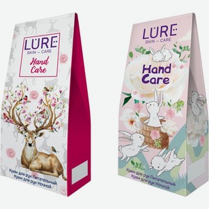 Набор подарочный Lure Hand Care Bio-крем Питательный для рук 40мл + Bio-крем Ночной для рук 40мл
