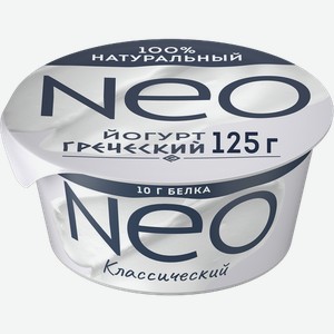 Йогурт Neo Греческий 2%, без змж, 125г