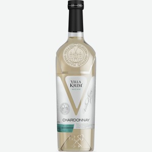 Вино  Вилла Крым Шардоне  бел/сух 10% 0,75л, Россия