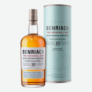 Виски шотландский Benriach 10 лет в подарочной упаковке, 0.7л Великобритания