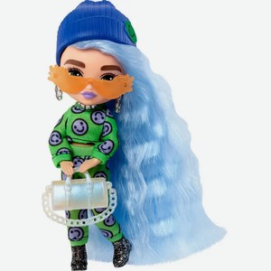 Кукла Barbie Экстра Минис 3 «Модница в зеленом костюме» 14 см