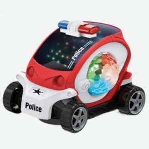 Полицейская машинка Police со световыми и звуковыми эффектами, красная