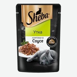 Влажный корм для кошек Sheba® Ломтики в соусе с уткой, 75г