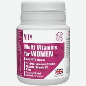 БАД VITY Мультивитамины для женщин Мульти-ВИТИ ВУМЕН таблетки Великобритания
