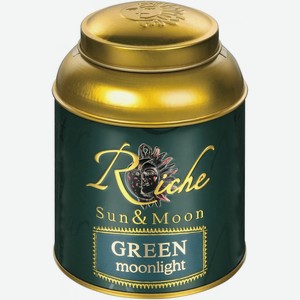 Чай Riche Natur Green Moonlight зелёный байховый китайский крупнолистовой, 100г