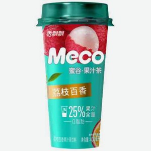 Чай фруктовый Meco со вкусом личи и маракуйи, 400 мл