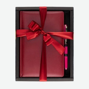 Набор подарочный Bruno Visconti Parliament бордовый А5 147 х 216 мм ежедневник и ручка