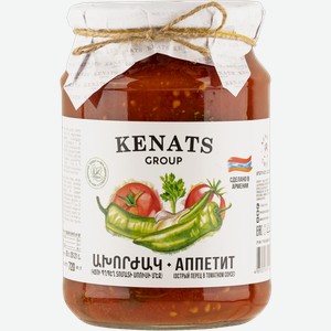 Аппетит в томатном соусе Кенатс острый перец Кенатс Груп с/б, 720 г
