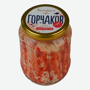 Мясо краба Горчаков натуральное премиум, 700г Россия