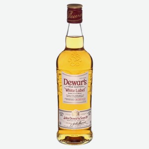 Виски Dewar s White Label Шотландия, 0,5 л