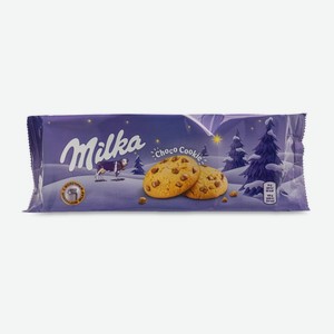 Печенье Milka Choco Cookies с кусочками шоколада 168 г