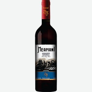Вино Напареули красное сухое 11-13% 0,75л Меамани /Грузия/
