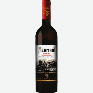 Вино Хванчкара красное полусладкое 11-13% 0,75л Меамани /Грузия/