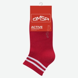 Носки женские Omsa Active укороченные Rosso, р 39-41