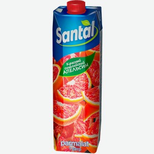 Напиток сокосодержащий Сантал Красный сицилийский апель Пармалат т/п, 1 л