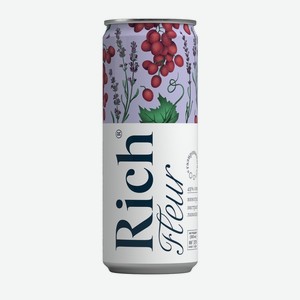 Напиток Rich Fleur сокосодержащий виноград, лаванда