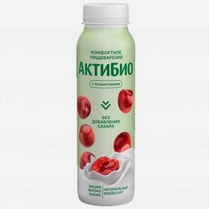Биойогурт питьевой АКТИБИО яблоко, вишня, финик, 1.5%, 260г