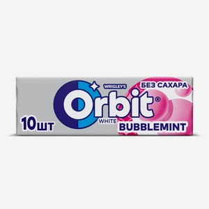 Orbit White Bubblemint жевательная резинка без сахара, 13,6г