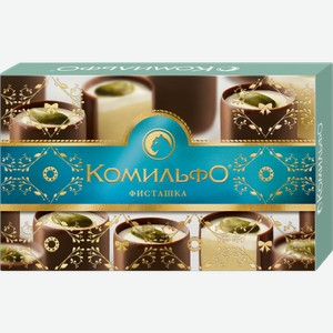 Коробки конфет КОМИЛЬФО фисташка, 116 г
