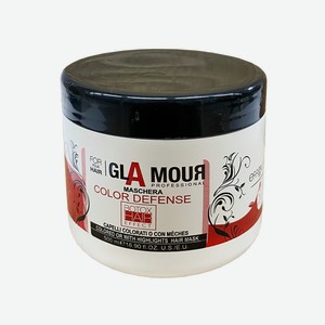 Маска GLAMOUR д/защиты окрашенных волос; д/непослушных волос 500мл Италия