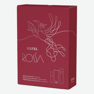 Набор Rossa (шампунь 250мл + бальзам-маска 200мл + парфюмерная вуаль 100мл)