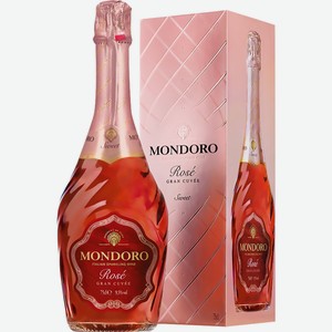 Вино игристое Розе 9.5% Mondoro 0,75л