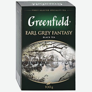 Чай 100 г Greenfield Earl Grey Fantasy черный к/уп