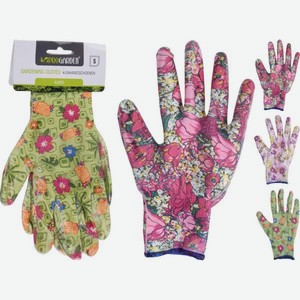 Перчатки Купман с цветочным принтом Купман Интернэшнл , 1 пара