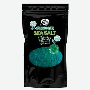 Морская соль для ванны MonoLove bio MINTY BOOM с ароматом мятной жвачки и шиммером 250 г