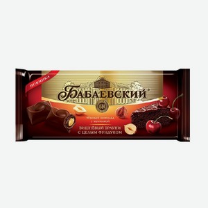 Шоколад <Бабаевский> вишневый брауни с целым фундуком 165г Россия