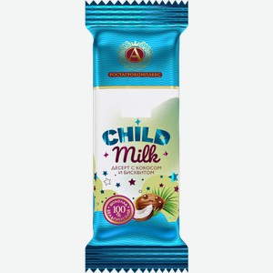 Десерт творожный А. Ростагрокомплекс Child milk Бисквит-кокос, 15%