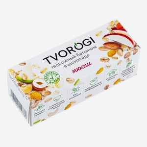 Сырок творожный Tvorogi в шоколаде с мюсли 15%