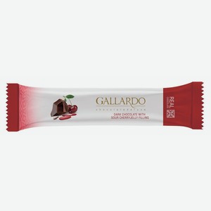 Шоколад горький Gallardo с вишневой начинкой
