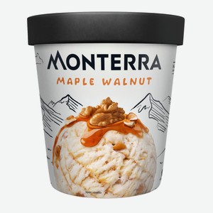 Мороженое Monterra Грецкий орех с кленовым сиропом, 298г Россия