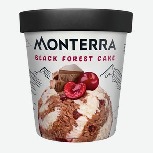 Мороженое Monterra Шоколадно-вишневый торт, 300г Россия