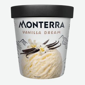 Мороженое Monterra Ванильное, 252г Россия