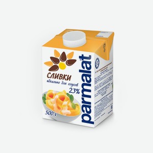 Сливки стерилизованное 23% Parmalat, 0.5 кг