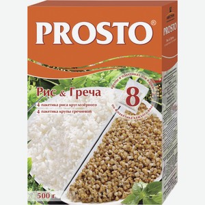 Рис и греча Prosto Пакистан, 0.5 кг