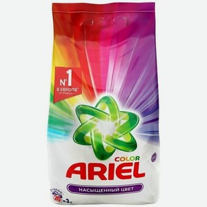 Стиральный порошок Ariel Color для цветного белья, автомат