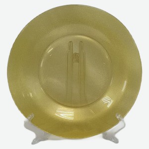Тарелка обеденная золотая, 25 см