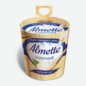 Сыр творожный сливочный 60% 0.15 кг Альметте