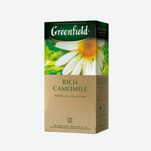Чай рич камомайл 25 пакетиков Greenfield, 0.037 кг
