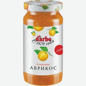 Конфитюр Абрикос низкокалорийный 0.22 кг D ARBO