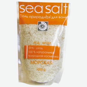 Северная жемчужина Соль для ванн Морская Йод-бром, 1 кг