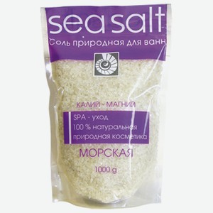 Северная жемчужина Соль для ванн Морская Калий-магний, 1 кг