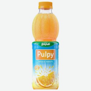 Напиток 0,9 л Добрый ПАЛПИ Апельсин сокосодержащий пэт