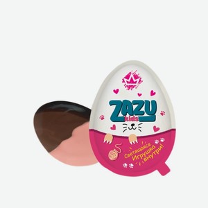 Яйцо пластиковое 20 гр Tasty Zazu Kids for girls с игрушкой пл/уп