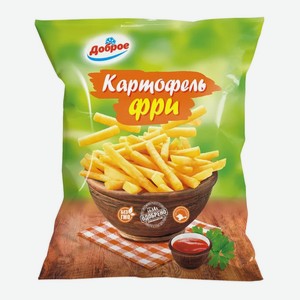 Овощи 800 г Доброе Крымское лукошко картофель фри 9*9 м/уп