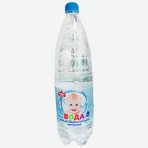 Вода питьевая 1,5 л Добрая марка для детского питания негазированная ПЭТ