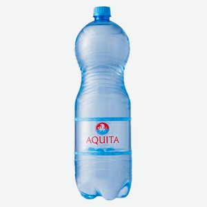 Вода 1,5 л AQUITA питьевая газированная ПЭТ